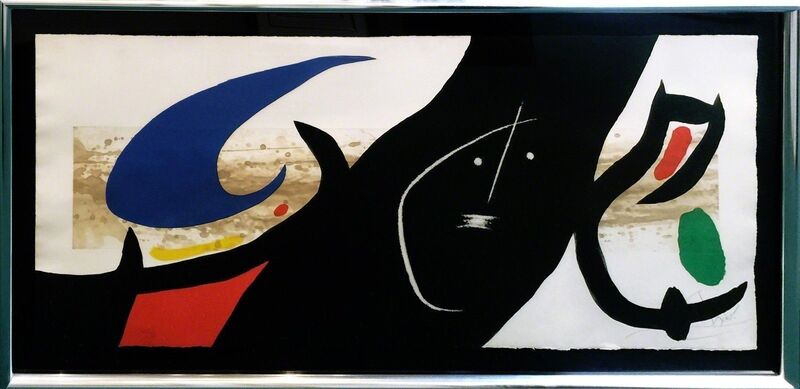 Joan Miró, ‘MAJA NEGRA’, 1973, Print, ETCHING AND AQUATINT AND CARBORUNDUM ON ARCHES PAPER, Gallery Art