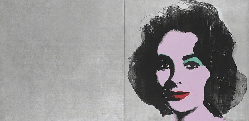 Andy Warhol, ‘Silver Liz (diptych)’, 1963-1965, Spray enamel, synthetic polymer and silkscreen inks on canvas diptych, Christie's
