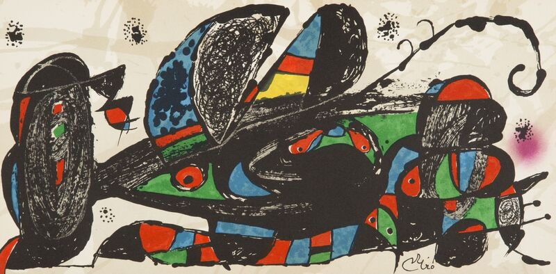 Joan Miró, ‘Miro sculpteur, Iran’, 1974, Print, Original lithograph on Guarro paper, Samhart Gallery