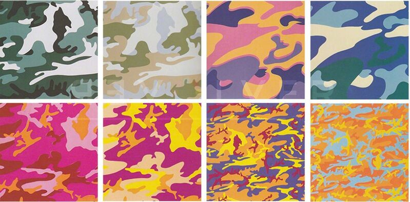 Andy Warhol, ‘Camouflage Complete Portfolio (FS II.406-413)’, 1987, Print, Screenprint on Lenox Museum Board, Revolver Gallery