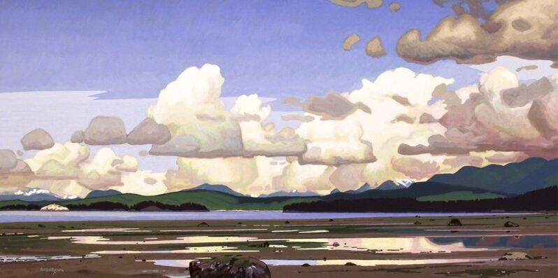 Clayton Anderson, ‘Thunderheads Over Desolation Sound’, Painting, Acrylic on Canvas, Madrona Gallery
