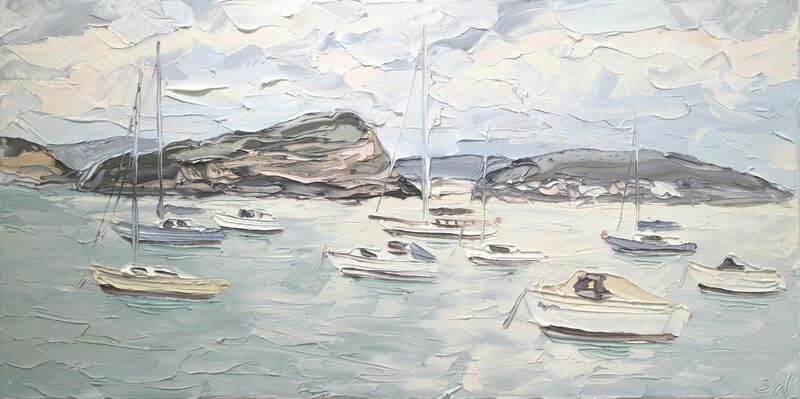 Sally West, ‘Pittwater (29.6.17)’, 2017, Painting, Oil Paint on Canvas, Artspace Warehouse