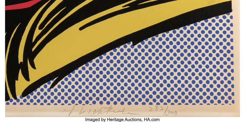 Roy Lichtenstein, ‘Brushstrokes’, 1967, Print, Screenprint in colors on paper, Heritage Auctions