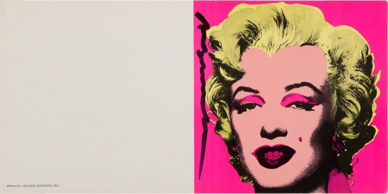 Andy Warhol, ‘Marilyn Invitation (Castelli Graphics)’, 1981, Print, Screenprint on Lenox Museum Board, Revolver Gallery