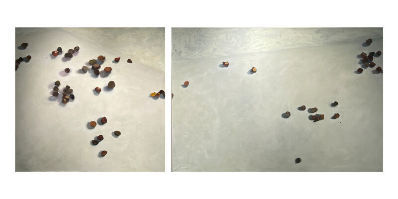 Ka Yi Bethany Wong, ‘Still Life Series: Seeds’, 2020, Painting, Acrylic, Pencil and Ink on Canvas, Art Projects Gallery