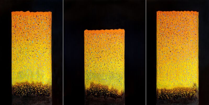 Hyun Ae Kang, ‘Windows in Heaven Trilogy’, 2021, Painting, Oil and resin on canvas, BOCCARA ART