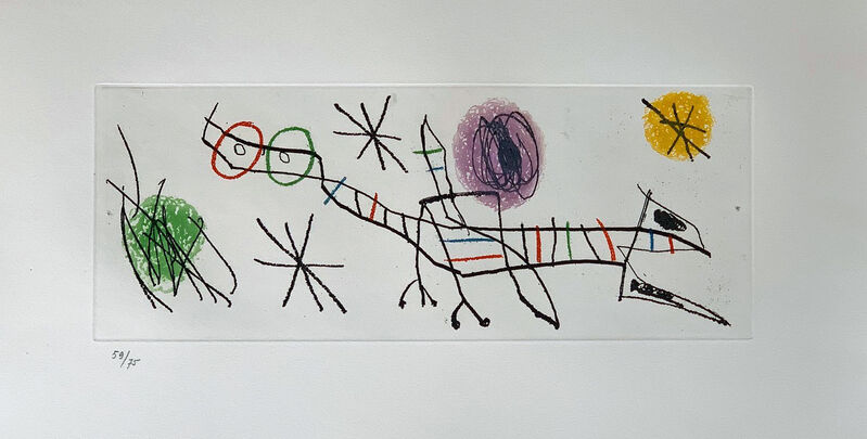 Joan Miró, ‘'Poems and Songs'’, 1969, Print, Etching/aquatint, Juffermans Fine Art