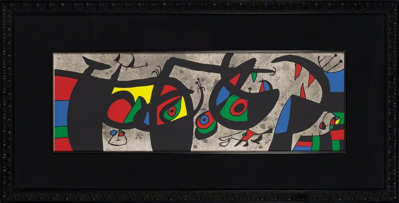 Joan Miró, ‘LE LÉZARD AUX PLUMES D'OR (M. 793)’, 1971, Print, Color lithograph on Rives BFK paper, Doyle