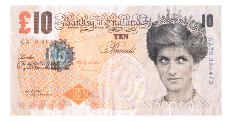 Banksy, ‘Di-Faced Tenner’, 2004, Print, Offset Lithograph in colours, Chiswick Auctions