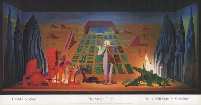 David Hockney, ‘The Magic Flute’, 2001, Print, Offset Lithograph, ArtWise