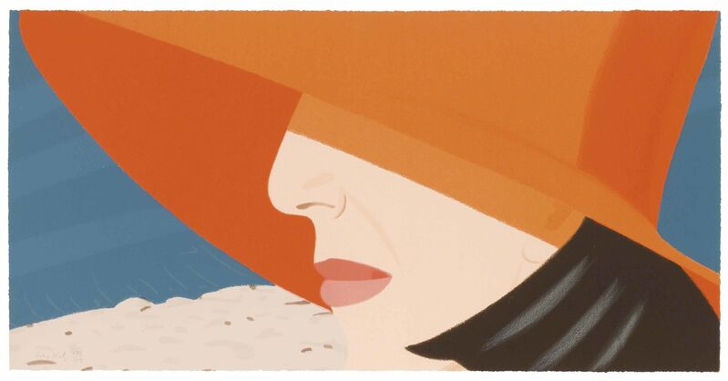 Alex Katz, ‘Orange Hat, from Alex and Ada, the 1960's to the 1980's’, 1990, Print, Screenprint in colors, on Arches paper, Christie's