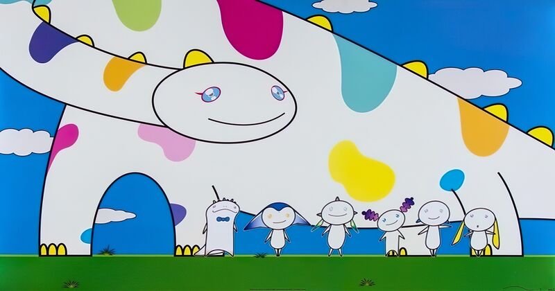 Takashi Murakami, ‘Yoshiko and the creatures came from planet 66’, 2007, Print, Offset print, Pinto Gallery