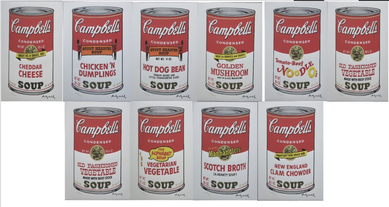 Andy Warhol, ‘Set of 10 lithographs "Campbell's Soup" II’, 1986, Print, Lithograph, Lyons Gallery
