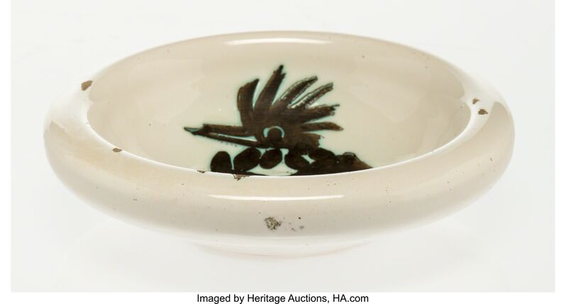 Pablo Picasso, ‘Oiseau à la huppe’, 1952, Design/Decorative Art, White earthenware ceramic with black oxide and white glaze, Heritage Auctions