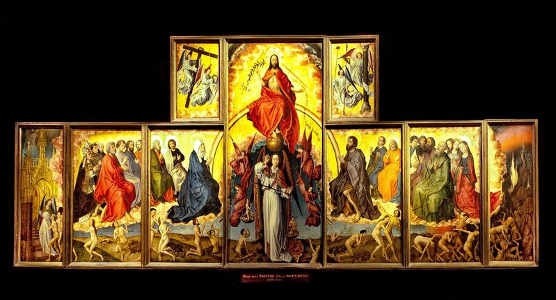 Rogier van der Weyden, ‘Altar of the Last Judgment’, 1434, Painting, Oil on wood, Art History 101