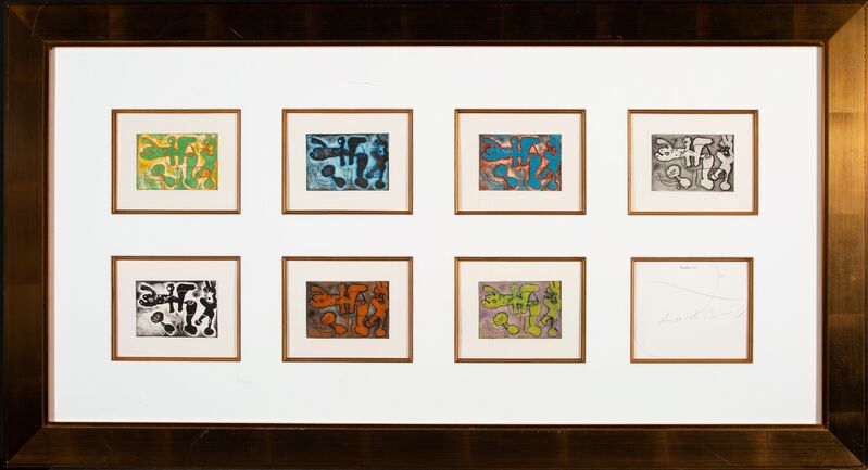 Joan Miró, ‘Andre de Boucher, La Lumiere de la Lame’, 1962, Print, Etchings with aquatint in colors on Rives BFK paper, Heritage Auctions