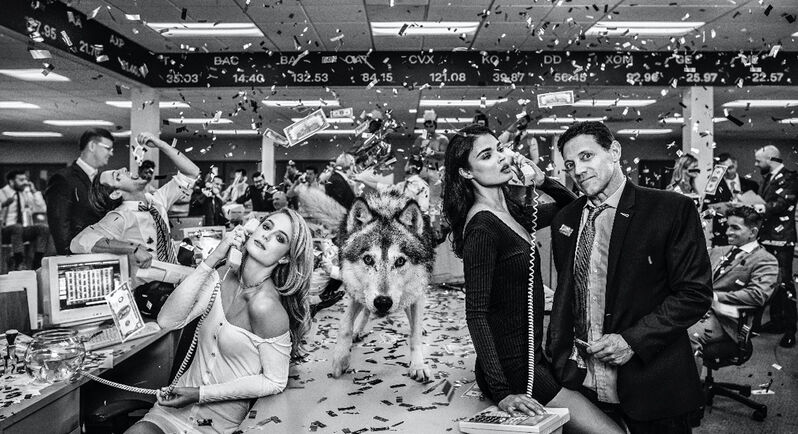 David Yarrow, ‘The Wolves of Wall Street’, 2019, Photography, Archival Pigment Print, Hilton Asmus