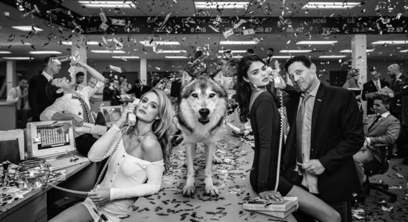 David Yarrow, ‘The Wolves of Wallstreet 2’, 2019, Photography, Technique: Archival Pigment Print, Petra Gut Contemporary