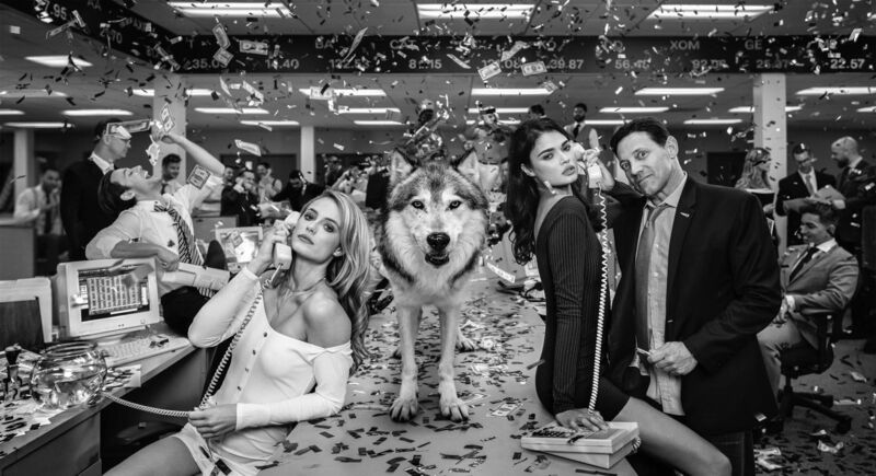 David Yarrow, ‘The Wolves of Wall Street II’, 2019, Photography, Archival Pigment Print, Maddox Gallery