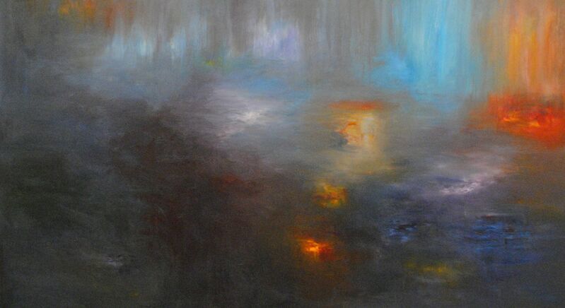 MD Tokon, ‘Light on the Lake 1’, 2013, Painting, Acrylic on Canvas, Isabella Garrucho Fine Art