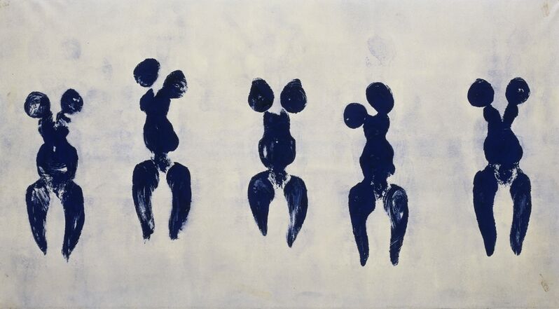 Yves Klein, ‘Anthropometry of the Blue Period (ANT 82)’, 1960, Painting, Pure pigment and synthetic resin on paper laid down on canvas, Art Resource