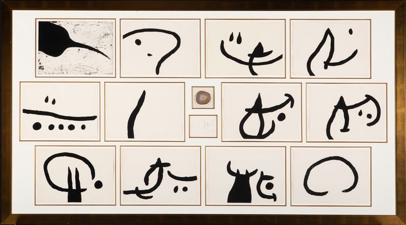 Joan Miró, ‘Lapidari (Book of the Property of Stones)’, 1981, Print, 12 etchings and aquatints on Arches paper, Heritage Auctions