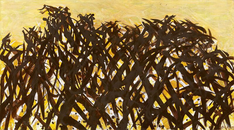 Max Uhlig, ‘Arbres prés de fond ocre’, 2005, Painting, Oil on canvas, Van Ham