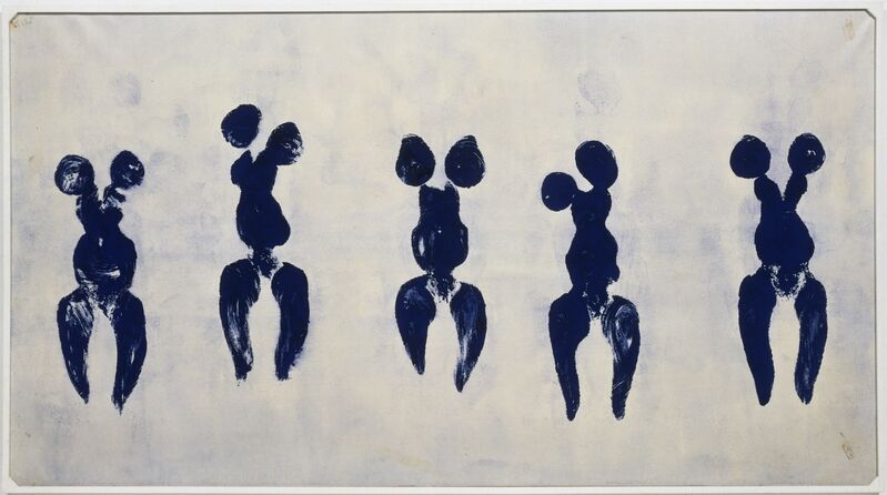 Yves Klein, ‘Anthropometry of the Blue Period (ANT 82)’, 1960, Painting, Pure pigment and synthetic resin on paper laid down on canvas, Art Resource
