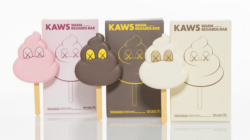 KAWS, ‘Warm Regards Bar, set of three’, 2008, Other, Painted cast vinyl, Heritage Auctions