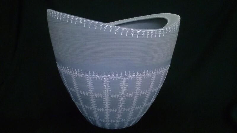 Suzuki Miki, ‘Blue Bizen Vase’, 2014, Design/Decorative Art, Stoneware, Onishi Gallery