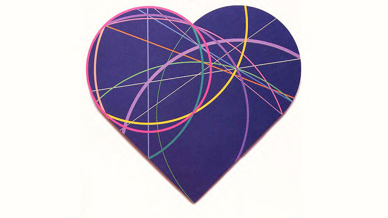Clifford Singer, ‘The Geometry Of The Heart’, 1993, Painting, Acrylic on Plexiglas, iMuseum Vegas