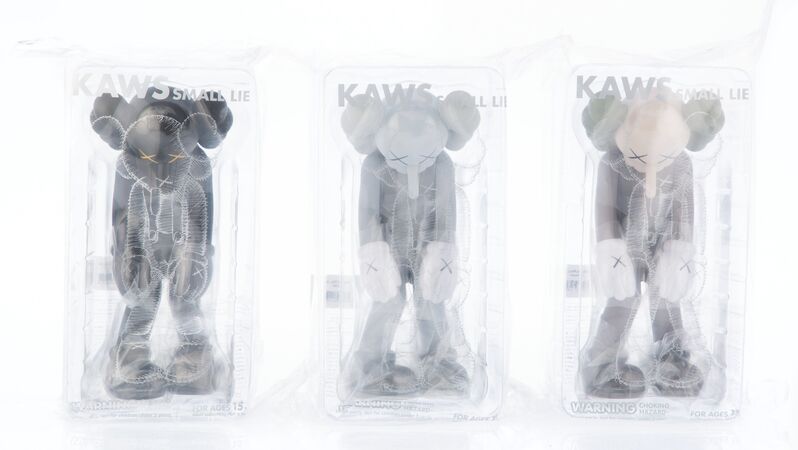 KAWS, ‘Small Lie (set of 3)’, 2017, Ephemera or Merchandise, Painted cast vinyl, Heritage Auctions