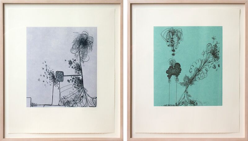 Paul Henry Ramirez, ‘Juicy Little Passion 4 and 6’, 2005, Print, Etchings with chine collé, International Print Center New York (IPCNY) Benefit Auction