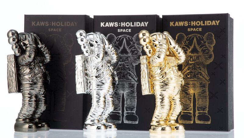 KAWS, ‘Holiday: Space (set of 3)’, 2020, Ephemera or Merchandise, Painted cast vinyl, Heritage Auctions