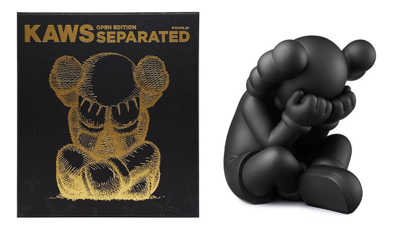 KAWS, ‘'Seperated' (black)’, 2021, Sculpture, Collectible painted vinyl art figure., Signari Gallery