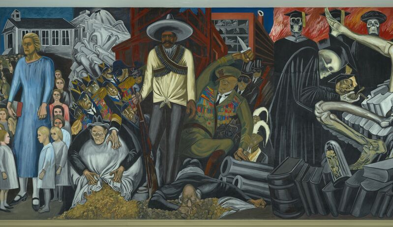 José Clemente Orozco, ‘The Epic of American Civilization’, 1932-1934, Painting, Philadelphia Museum of Art