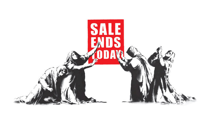 Banksy, ‘Sale Ends’, 2006, Print, Silkscreen on paper, Hexagon Gallery