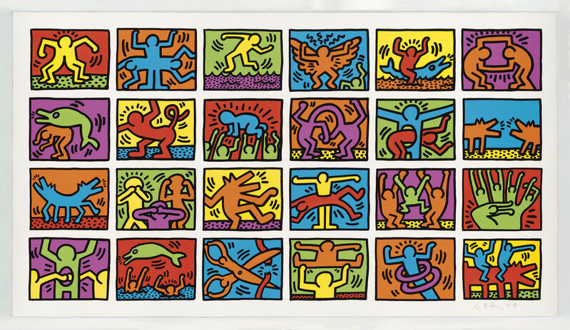 Keith Haring, ‘Retrospect’, 1989, Print, Screen print in colour, Gazelli Art House
