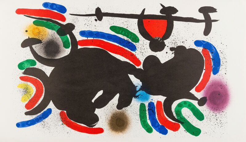 Joan Miró, ‘From Lithographie I (M 860, 865, 866) (three works)’, 1972, Print, Three lithographs printed in colours, Forum Auctions
