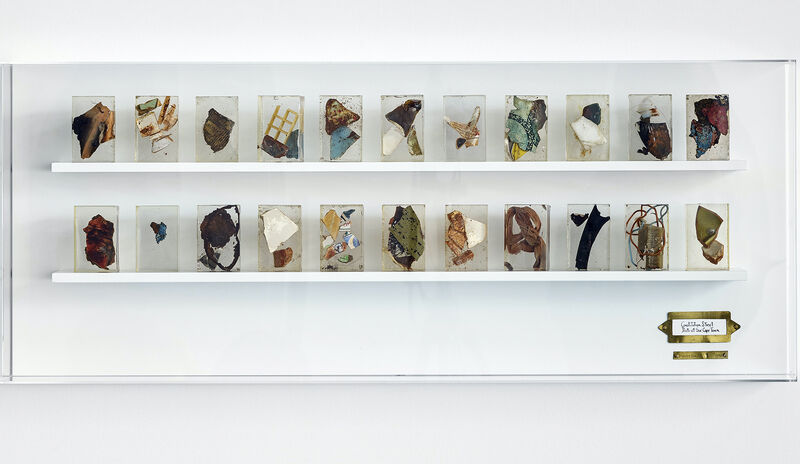 Sue Williamson, ‘District Six: Museum Case # 1, Constitution St’, 1993, Sculpture, Found objects in resin, perspex case, Goodman Gallery