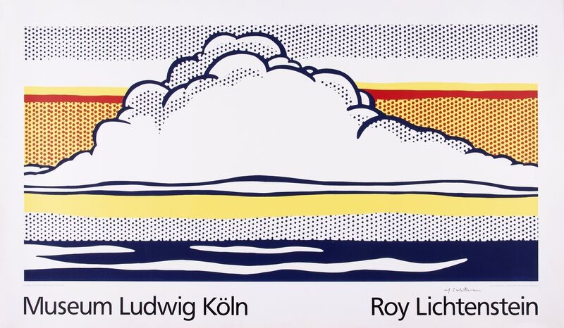 Roy Lichtenstein, ‘Seascape. Museum Ludwig Köln’, 1989, Posters, Offset lithograph printed in colours, Forum Auctions