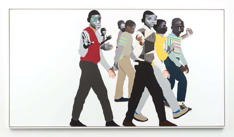 Deborah Roberts, ‘When you see me’, 2019, Mixed Media, Mixed media and collage on canvas, Stephen Friedman Gallery