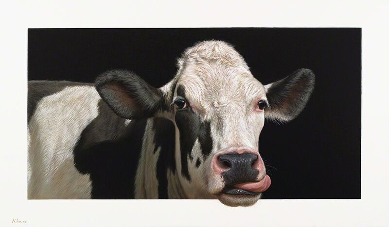 Alexandra Klimas, ‘Susan the Cow’, Painting, Oil on canvas, Plus One Gallery