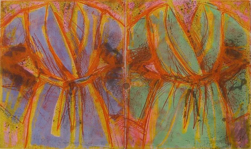 Jim Dine, ‘Behind the Thicket’, 1993, Print, Woodcut, etching, spit-bite aquatint and soft-ground etching with hand colouring, Cristea Roberts Gallery