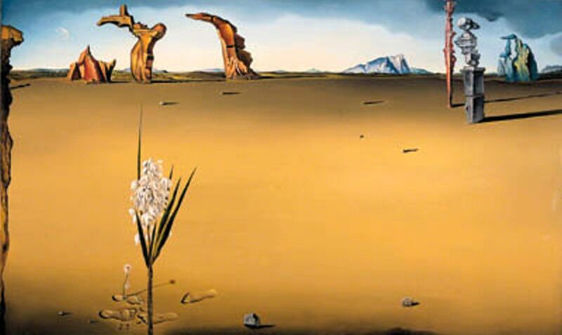 Salvador Dalí, ‘The Invisible Lovers’, 1946, Painting, Oil on canvas, Mirat 