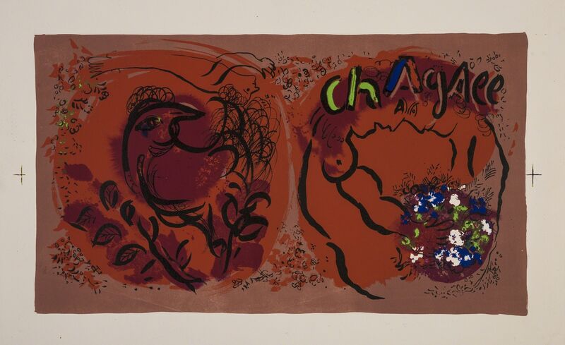 Marc Chagall, ‘Couverture Jacquette (Mourlot 281)’, 1960, Print, Lithograph printed in colours, Forum Auctions