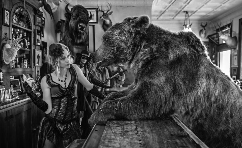 David Yarrow, ‘Last Orders’, 2018, Photography, Museum Glass, Passe-Partout & Black wooden frame, Leonhard's Gallery