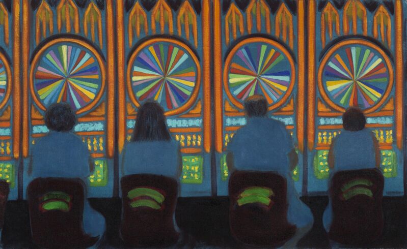 Jane Dickson , ‘Wheel of Fortune’, 2012, Painting, Oil on canvas, James Fuentes