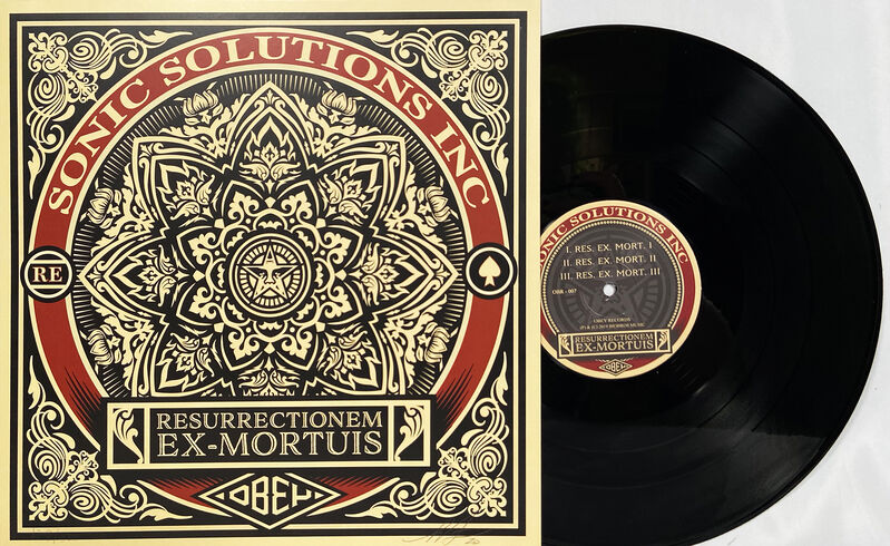 Shepard Fairey, ‘'Resurrectionem Ex-Mortuis' Vinyl LP (w/SSI)’, 2020, Print, Serigraph print on record album sleeve with original vinyl., Signari Gallery