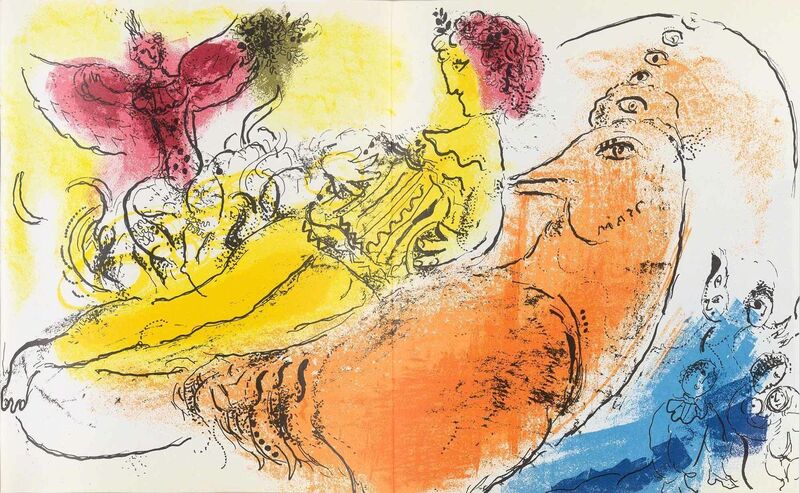 Marc Chagall, ‘Jacques Lassaigne, Chagall (Mourlot 192-207; See C. Books 34)’, 1957, Print, Complete set of 15 lithographs (including cover and frontispiece), on wove paper, Doyle